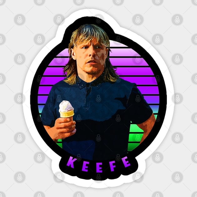 Sunset Stripes Series // Keefe Sticker by Tv Moments